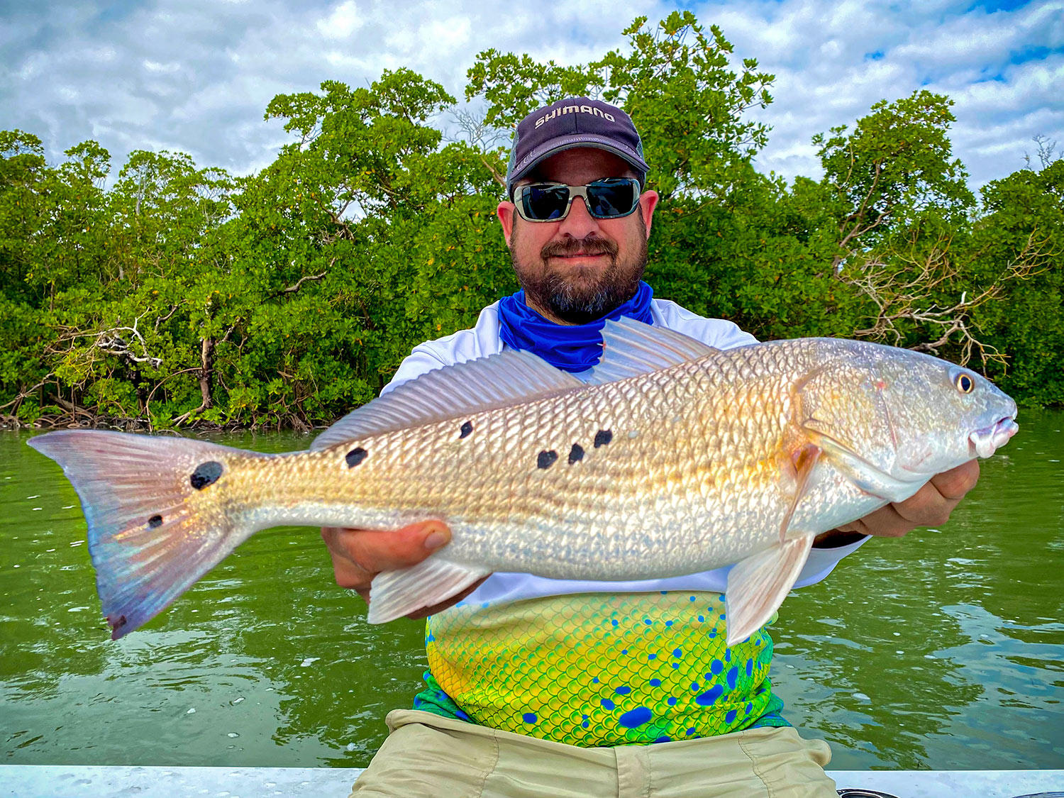 Redfish caught on an Everwater Charters & Tours Inshore Fishing Charter in the Ten Thousand Islands, Florida